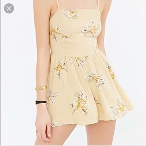 Yellow Flower Romper